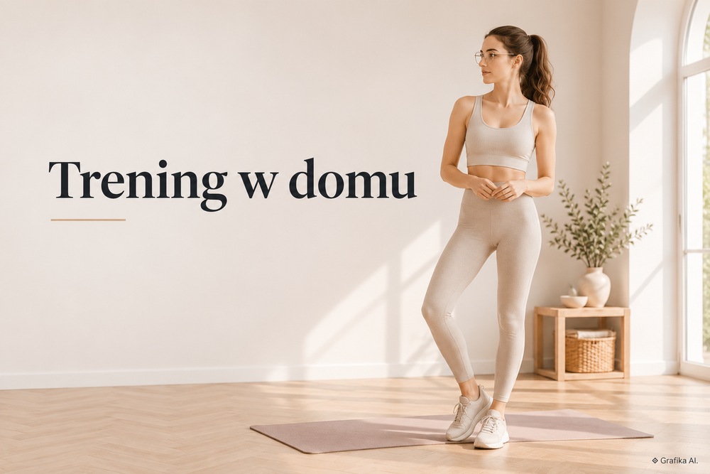Trening całego ciała w domu bez sprzętu - plan dla początkujących – ilustracja