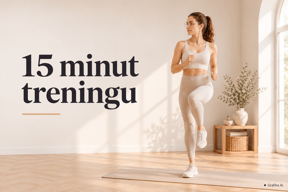 Trening w 15 minut - zestaw ćwiczeń na zabiegany dzień – ilustracja